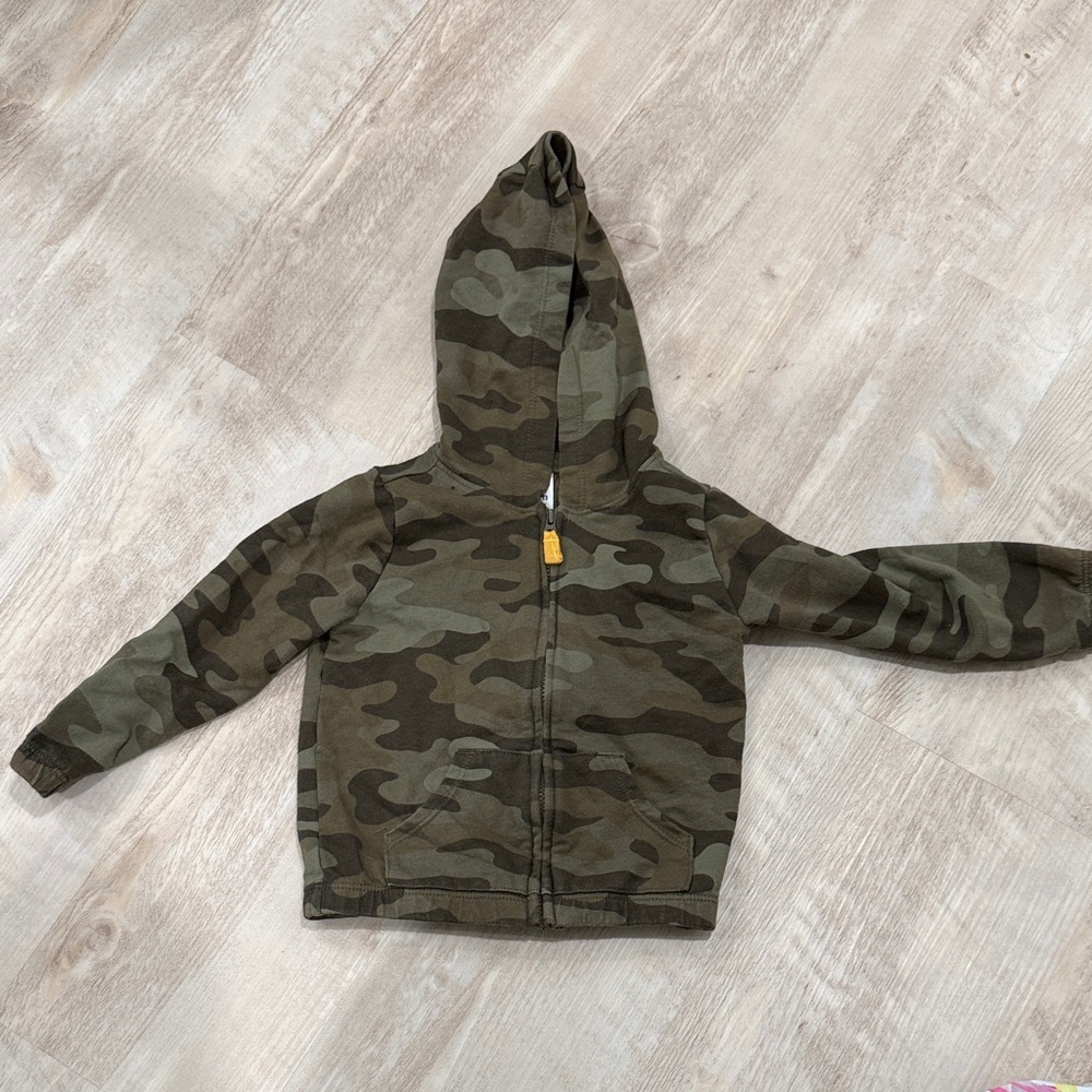 Carter's Green Camouflage Kids Hoodie